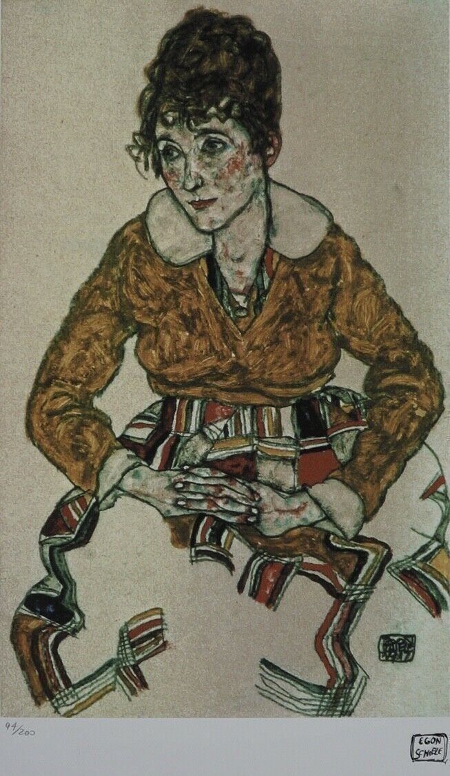 Foto & Immagini: EGON SCHIELE    HANDNUMMERIERT DRUCKSIGNIERT – Usato da Gersau venduto da kunst-online 1