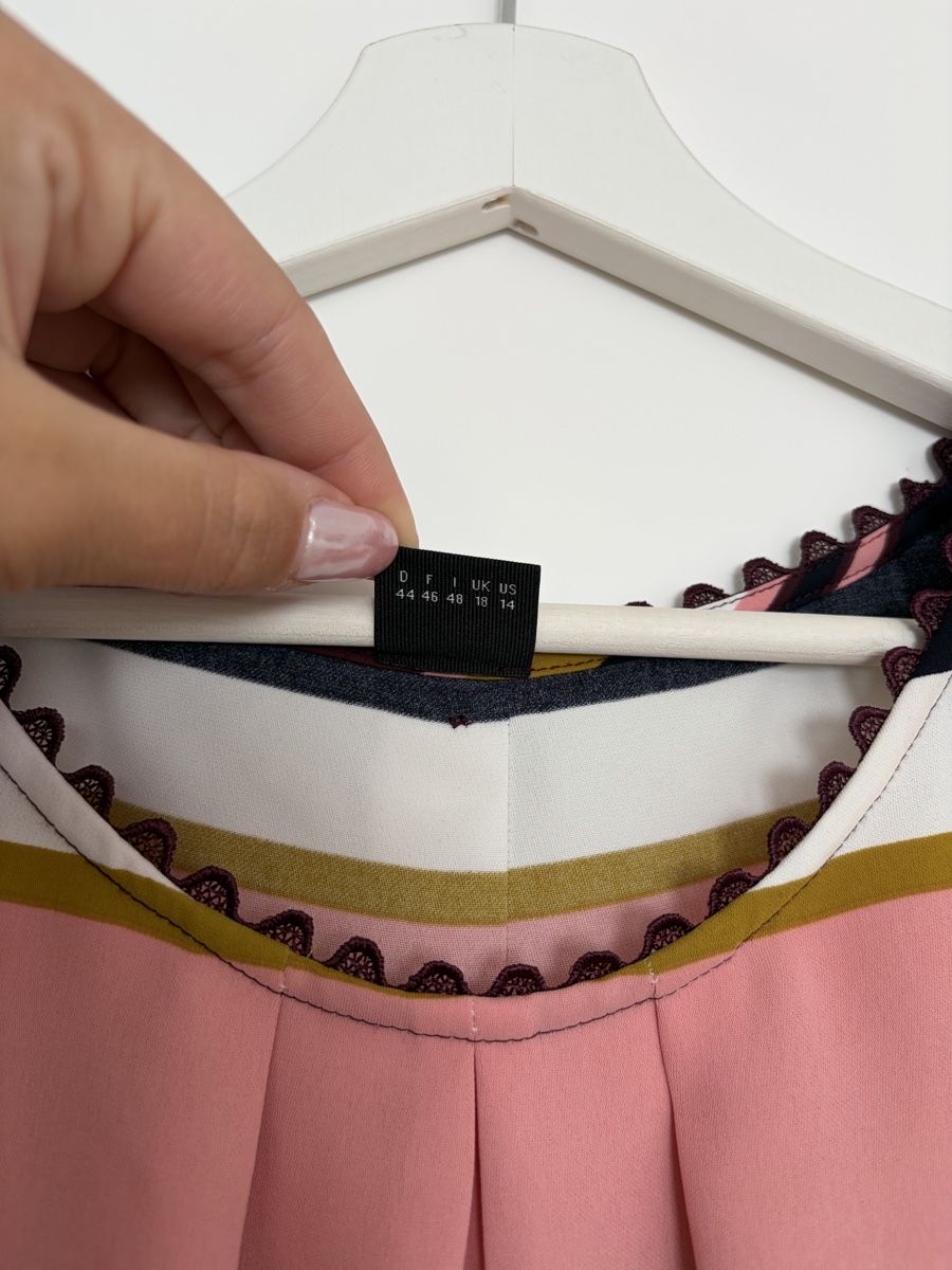 S.Oliver Camicette: s.Oliver Black Label Bluse gestreift Grösse 44 bunt – Nuovo (secondo la descrizione) da Muri AG venduto da mar_svd7 3