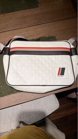 Audi Sport Messenger Bag White Used