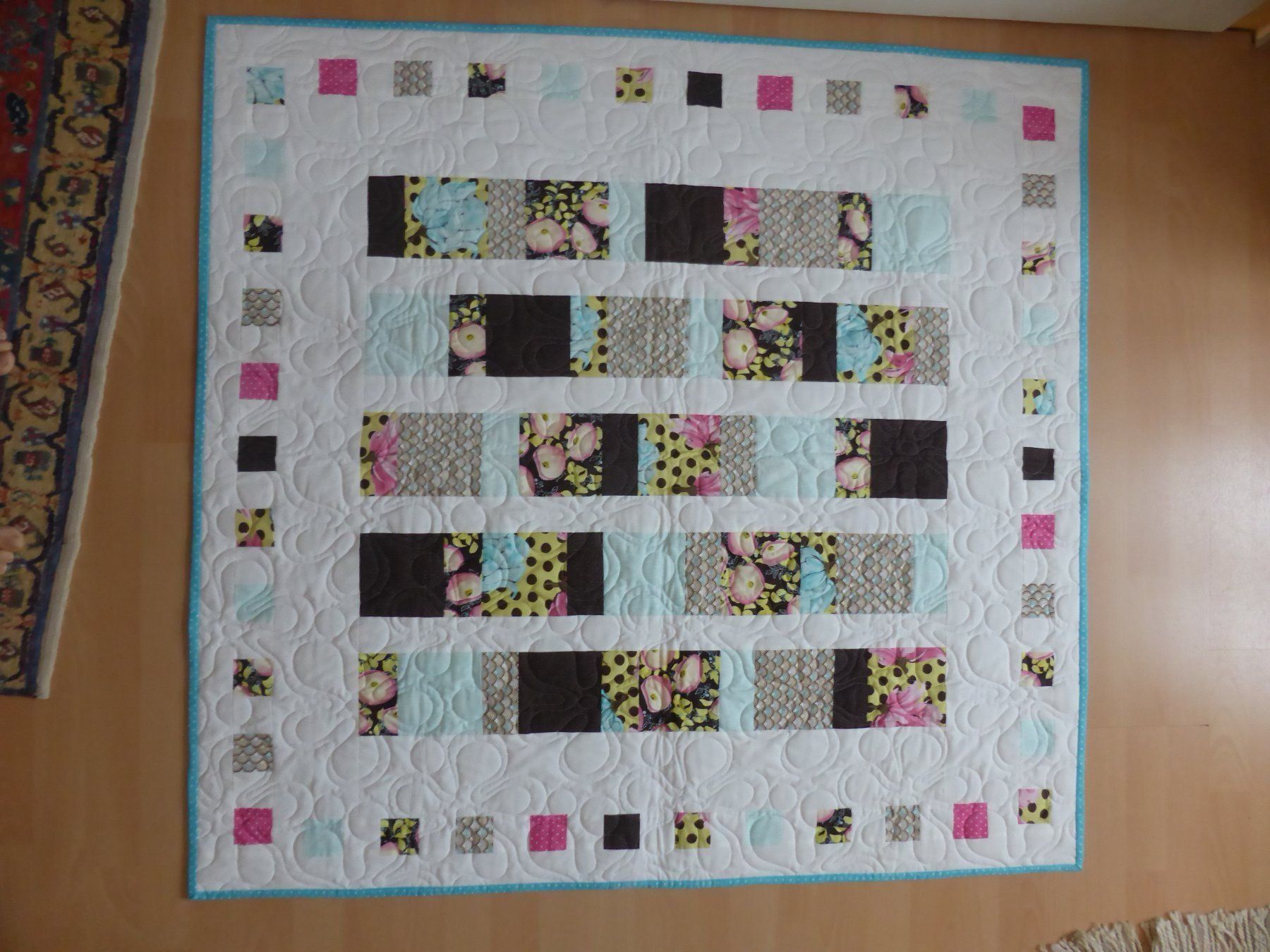 Coperte: Quilt Patchwork Decke - Babydecke – Nuovo (secondo la descrizione) da Brunnadern venduto da pinkfaden