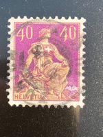 Schweiz 1908 Helvetia mit Schwert 40 ZU 107 Vollstempel ZH