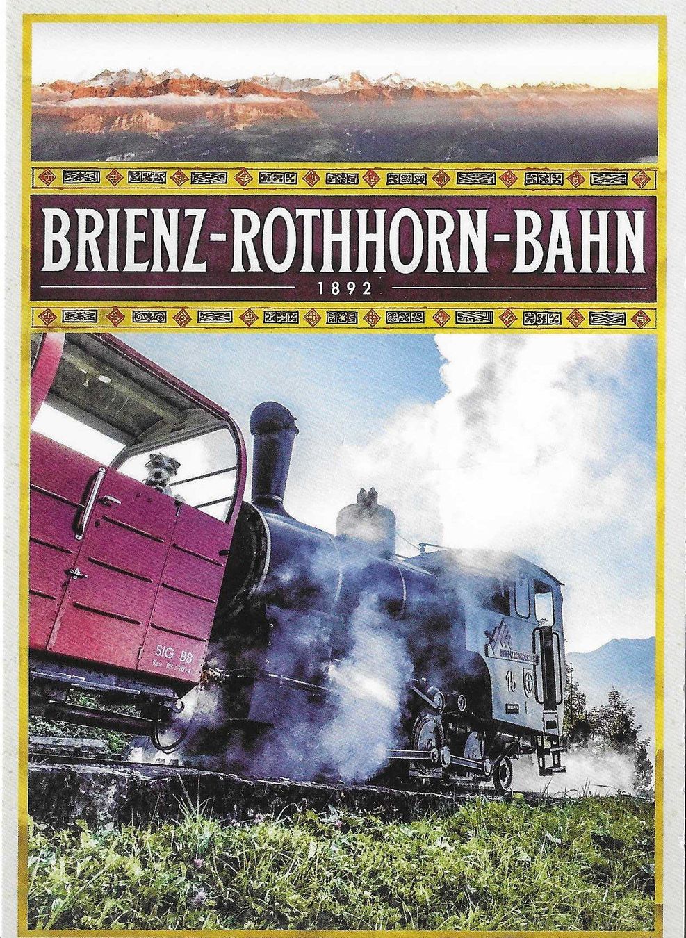Cartoline postali: Brienz Rothorn Bahn seit 1892 – Nuovo (secondo la descrizione) da Rothrist venduto da Stranglehold