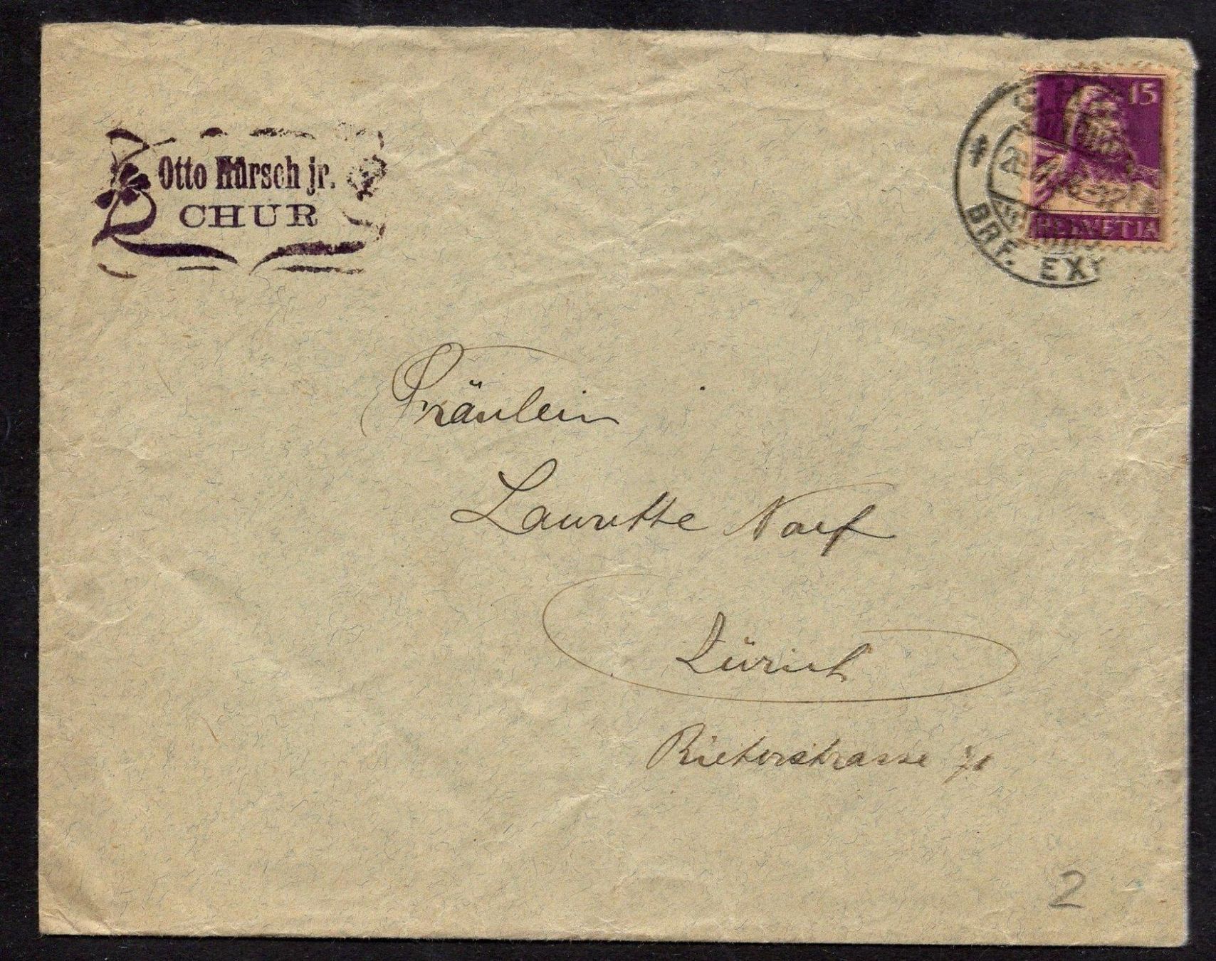 Tutti i francobolli: R3896  /  Buste de Tell 1918 – Usato da Ste-Croix venduto da MONT-TAGNAC