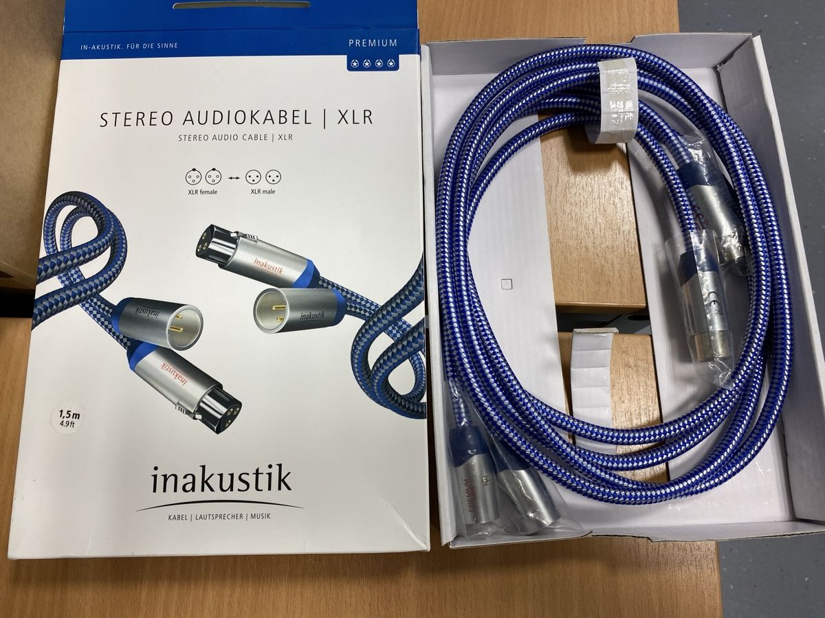 Inakustik Cavi: 1.5m XLR CABLE INAKUSTIK Premium – Nuovo e nell'imballaggio originale da Ueberstorf venduto da Tommasomancini1947