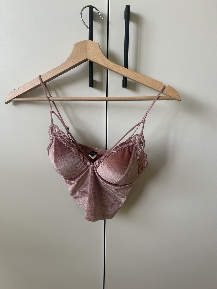 Tops: Samt Top mit Spitze Grösse S neuwertig – Neu (gemäss Beschreibung) aus Zürich von Dailychic 5