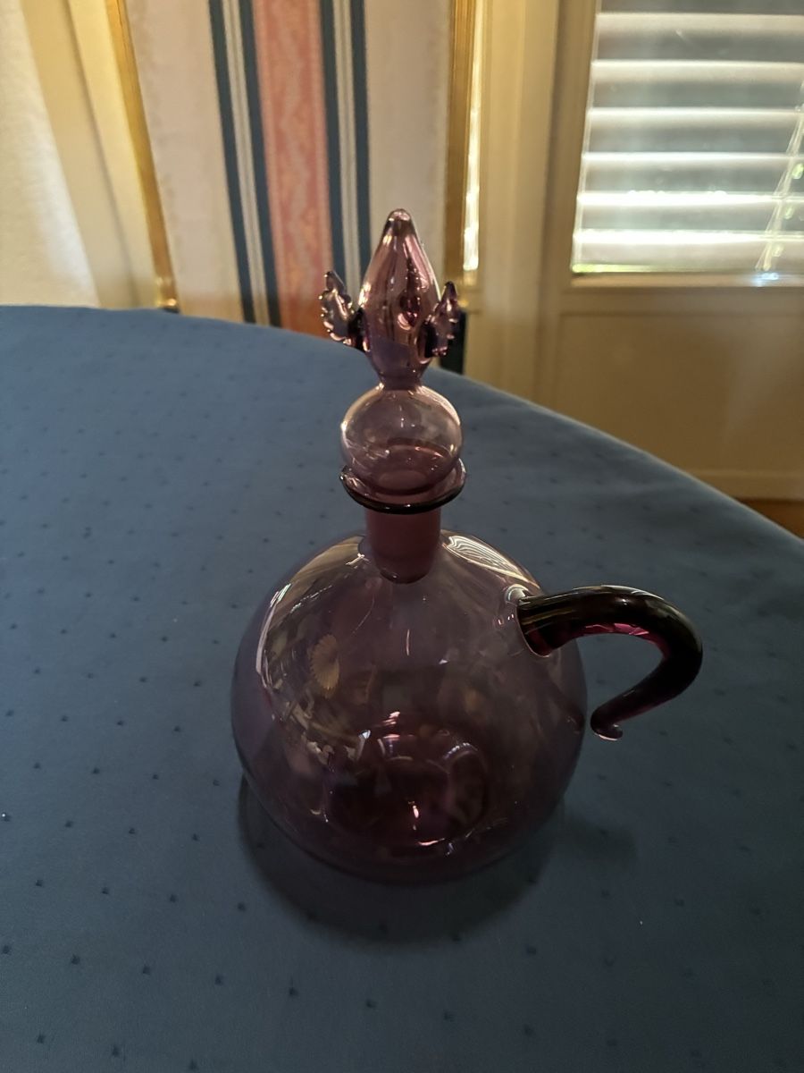 Bicchieri: Liqueurservice violett (amethystfarben) – Usato da Dornach venduto da Rosengarten 4