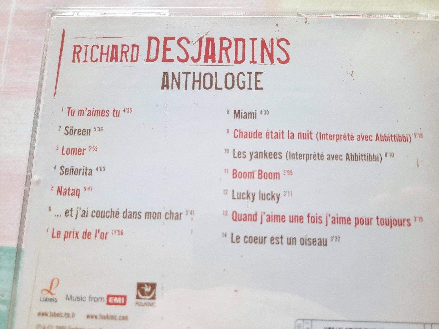 CDs: CD Richard Desjardins - Anthologie – Gebraucht aus Pully von bro_n52j 2