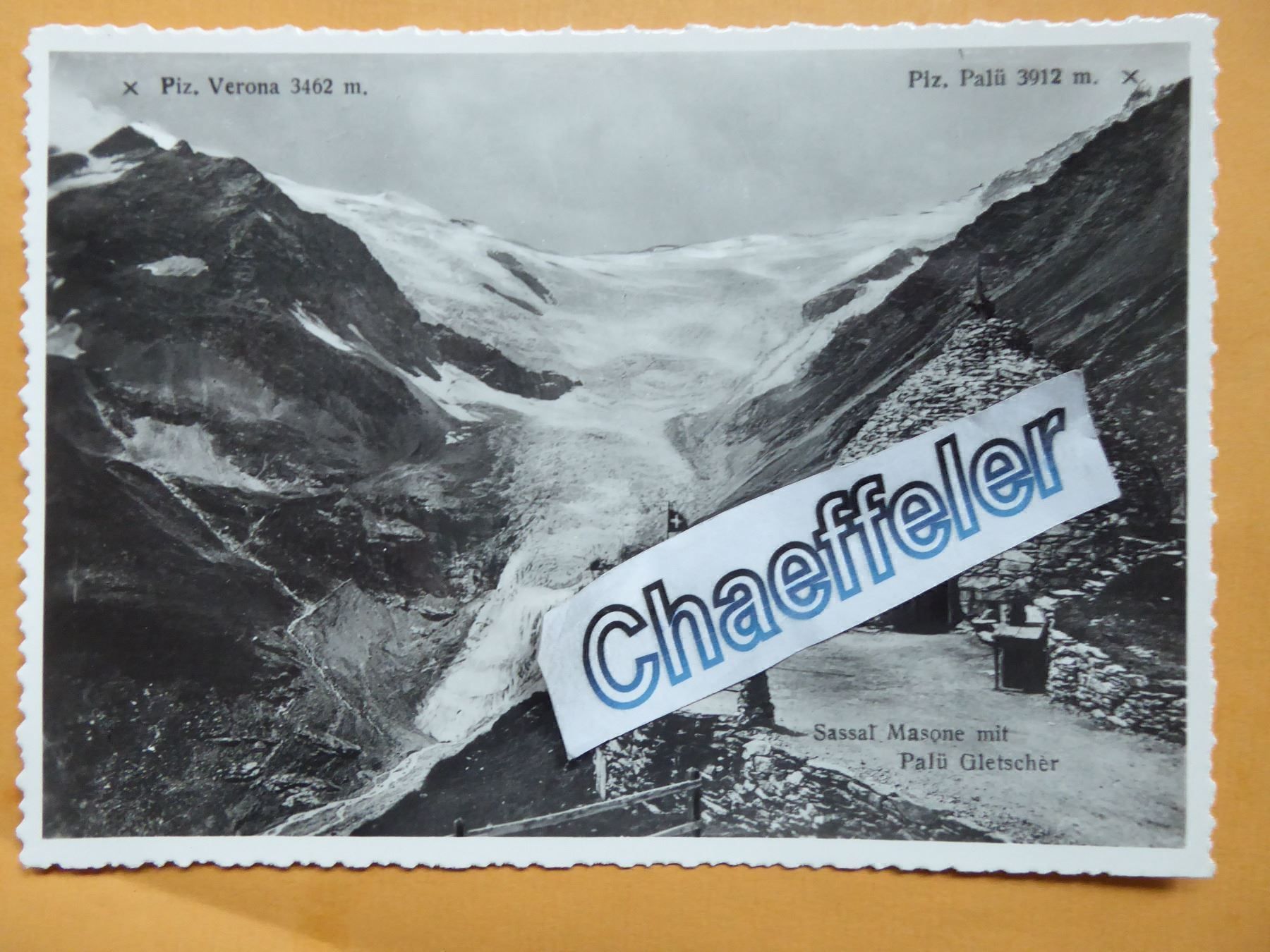 Cartoline postali: Sassal Maison mit Piz Palü Gletscher – Nuovo (secondo la descrizione) da Zürich venduto da Chaeffeler