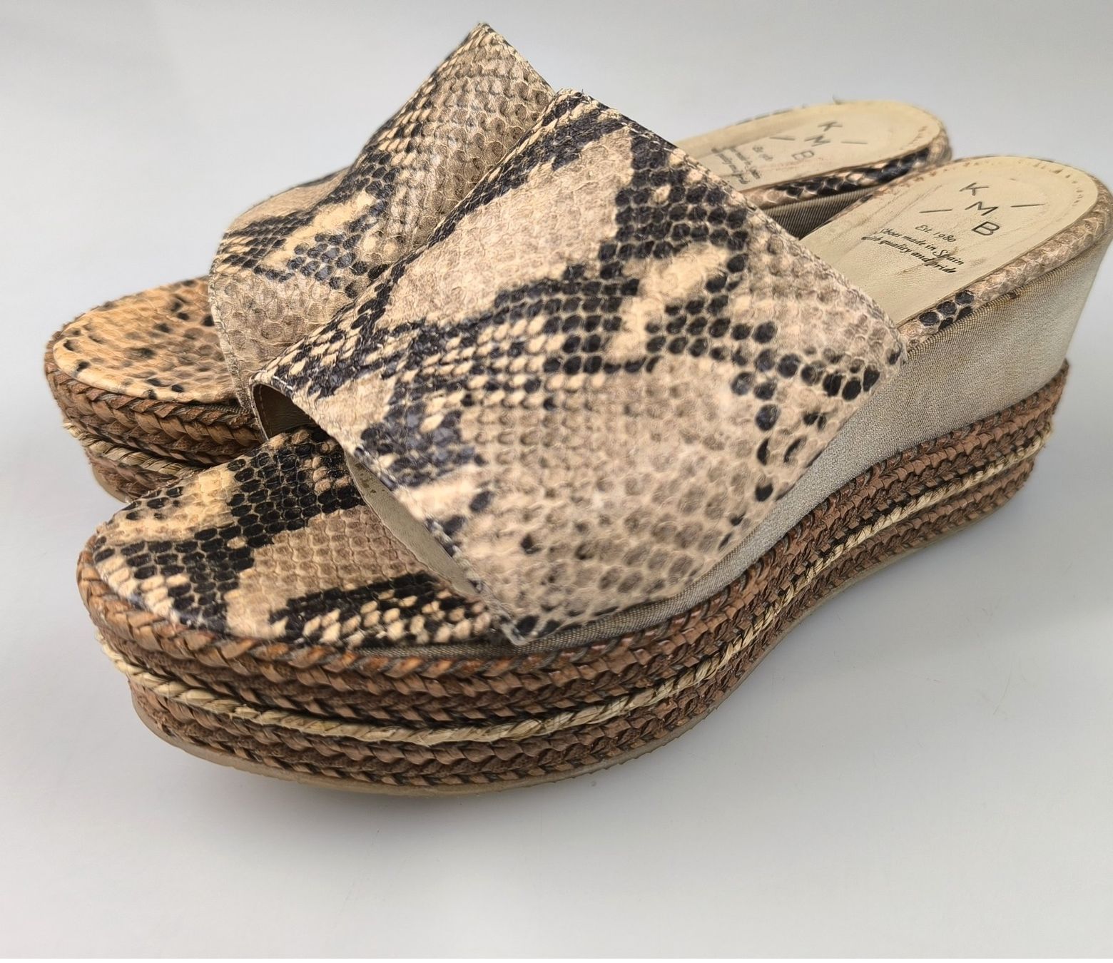 Damenschuhe: Pantoletten aus Schlangenleder – Gebraucht aus Rüti ZH von Restwert_Rueti_ZH