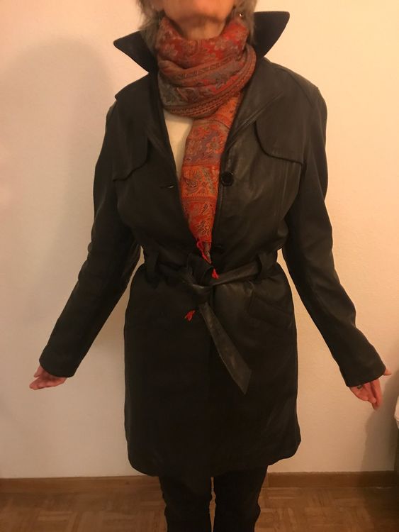 Leather coat size 36/38 4