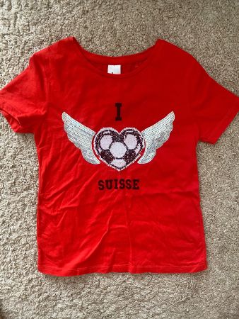 Schweizerische T-Shirt, Gr.134-140