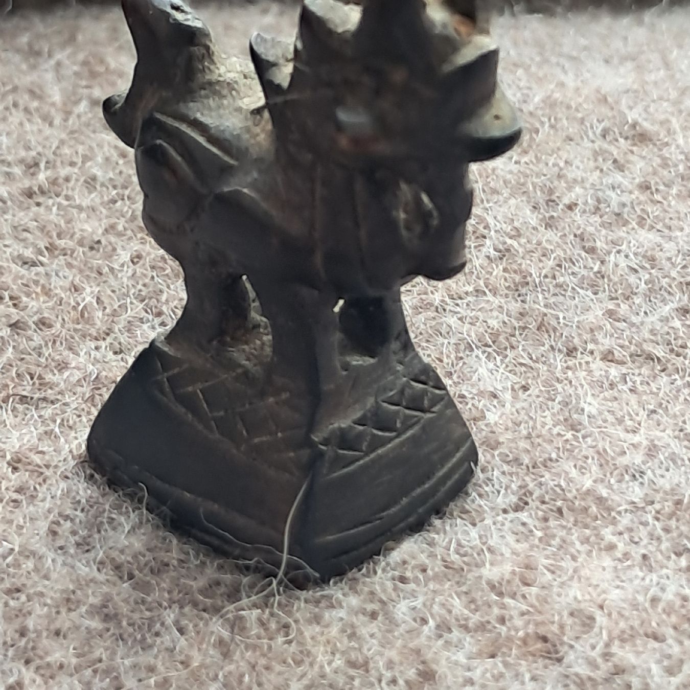 Statuette: Antiker Hahn Metall Figur, Deko  – Usato da Dietikon venduto da una_y6wy 4