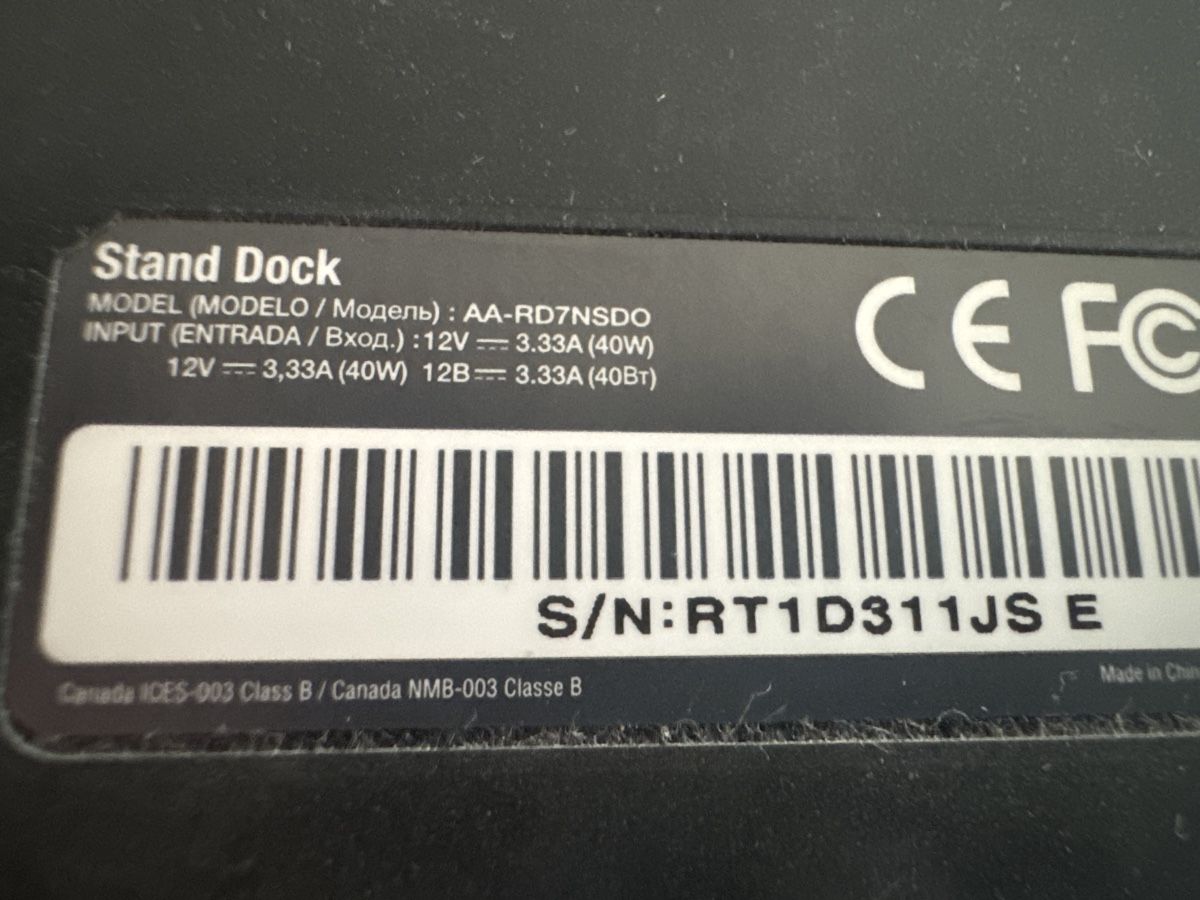 Samsung Docking station: Samsung Stand Dock AA-RD7NSDO – Usato da Fislisbach venduto da Special24 1