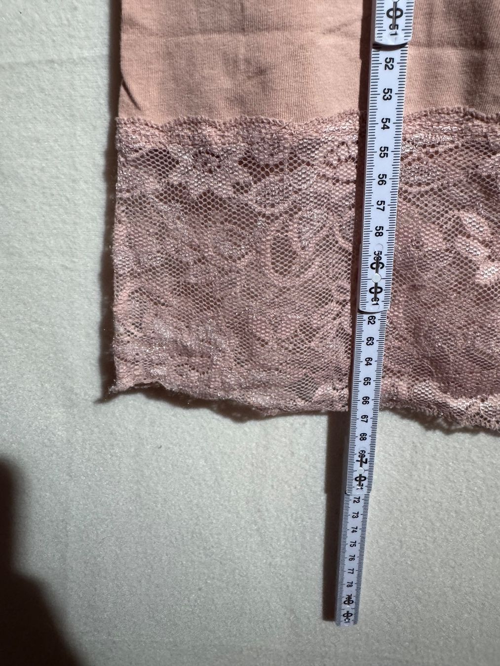Top: Basic Top mit Spitzenrand von Chicoree Gr. L – Usato da Grosswangen venduto da SALE_SALE_SALE 6