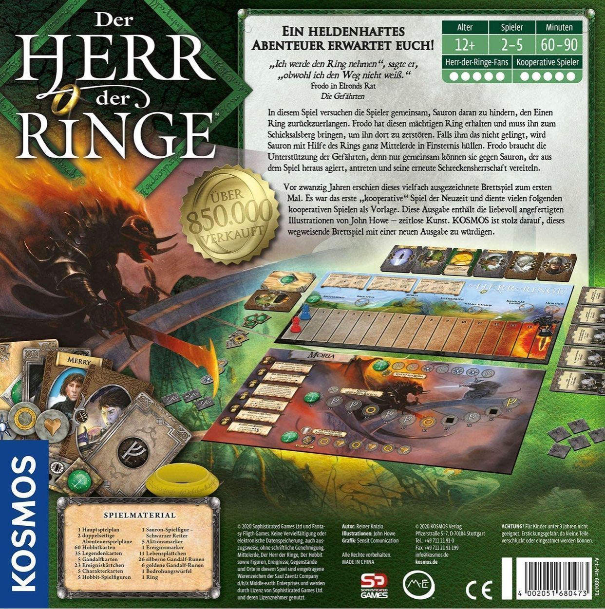 Giochi: Der Herr Der Ringe - Jubiläumsedition – Nuovo e nell'imballaggio originale da Rebstein venduto da gimmma 1
