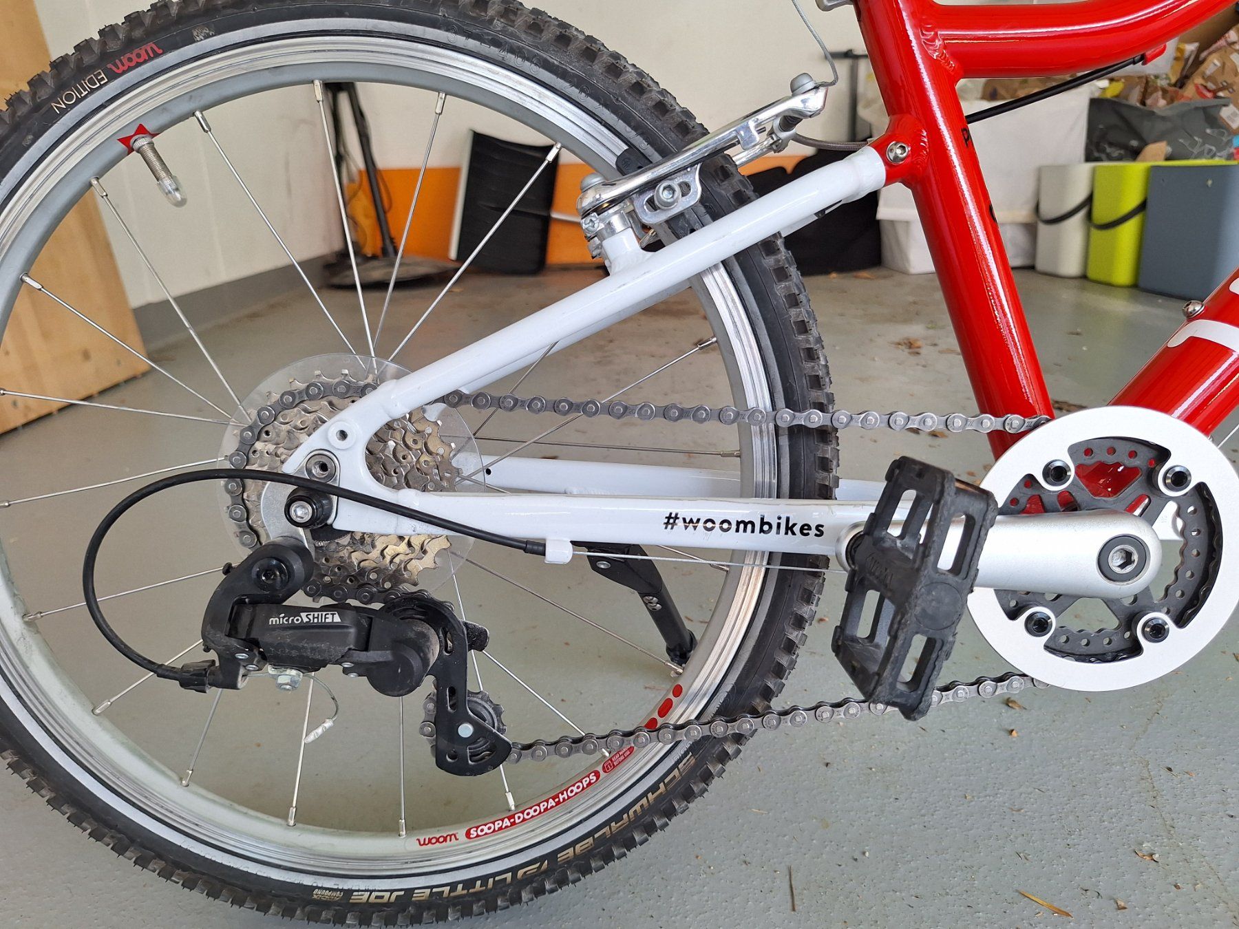 Woom Biciclette: Woom 4 Rot Kindervelo – Usato da Wilen b. Wollerau venduto da athorpe 8