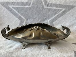 Antike Jardiniere aus Zinn 45cm