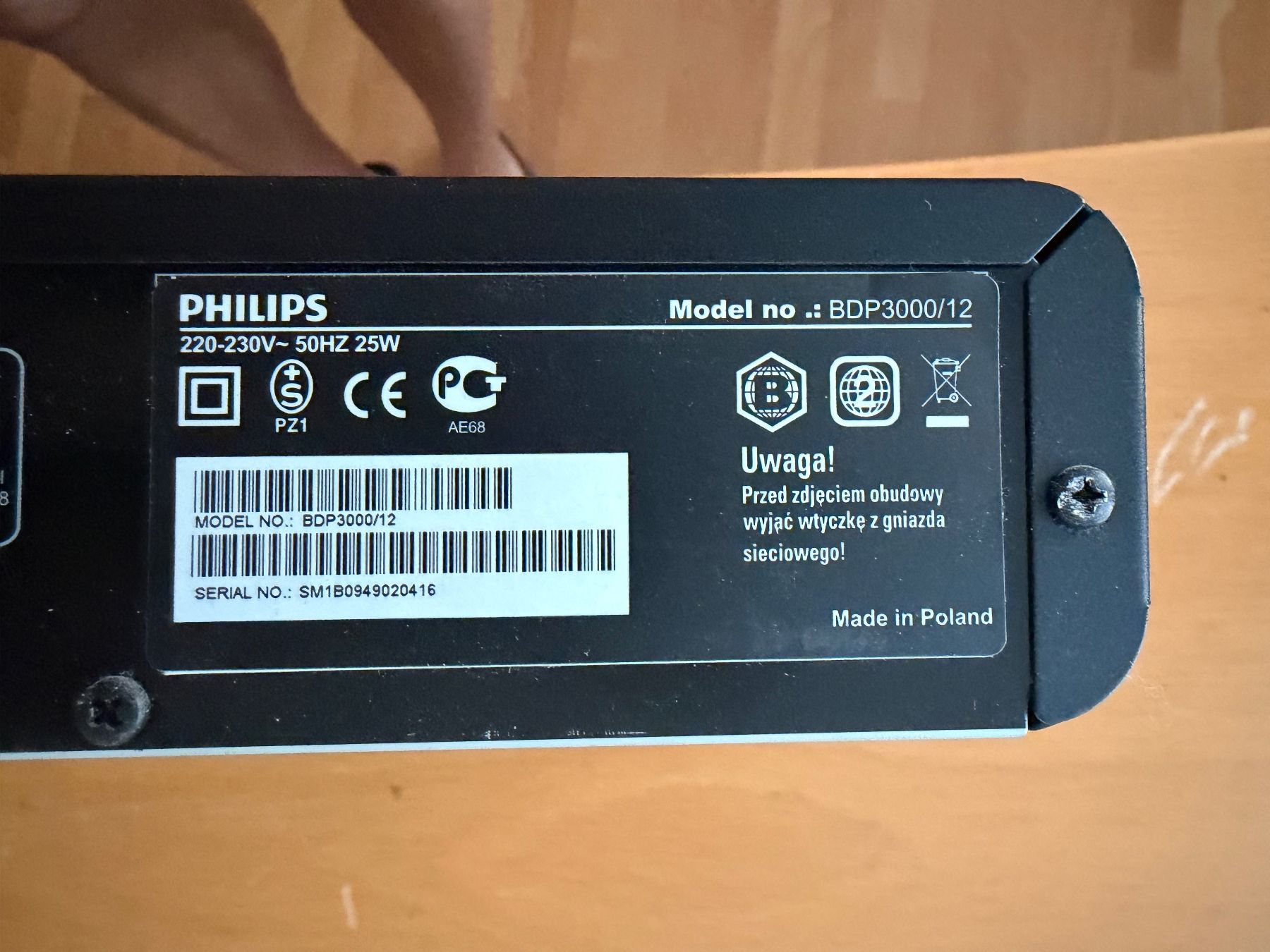 Philips Sistemi audio & multimediali: Philips Blu-ray Player BDP3000 mit Fernbedienung – Usato da Herzogenbuchsee venduto da beni91 3