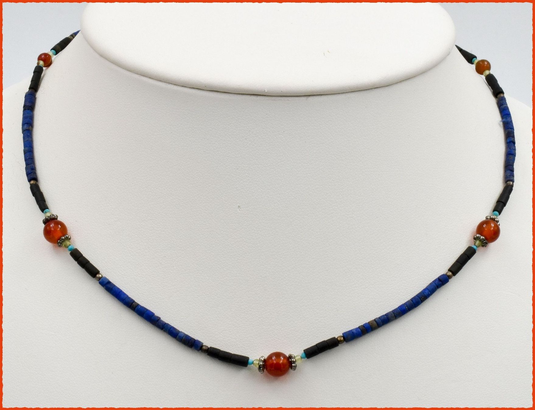 Catenine: ♛ Echter Türkis, Achat & Lapis 925 Silber – Nuovo e nell'imballaggio originale da Oberglatt ZH venduto da Hot-Spot