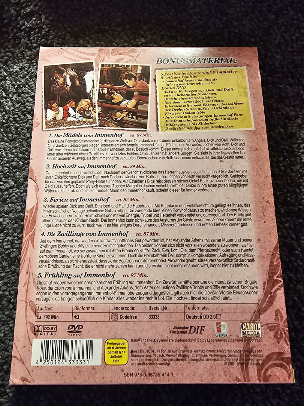 Tutti i DVDs: Immenhof - Die Originalfilme DVD – Usato da Ruswil venduto da jan_bxl5 1
