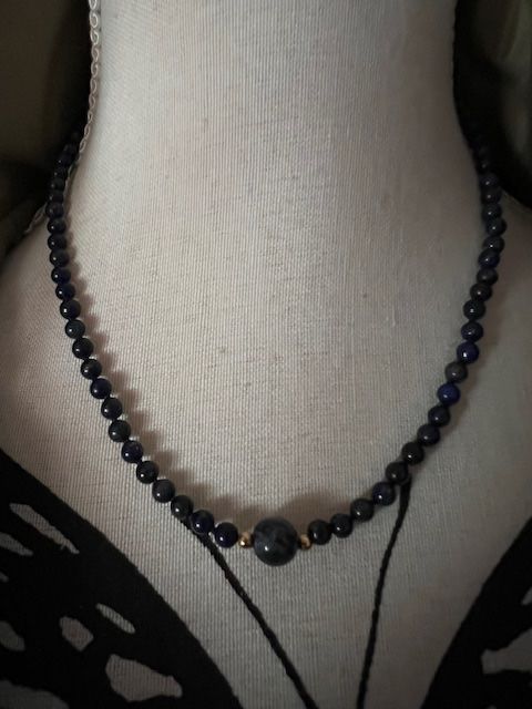 Catenine: Echte Schöne Kette aus Lapislazuli. – Usato da Neerach venduto da romiping 4