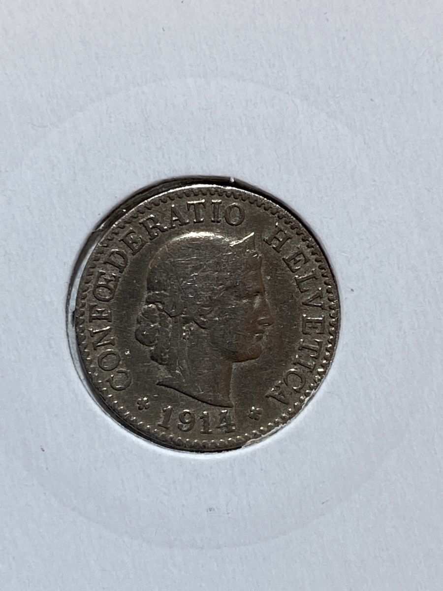 Tutti le monete: Suisse - 5 centimes - 1914 – Usato da Payerne venduto da Mike1682 1
