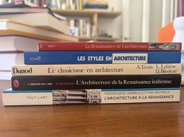 Lot livres Renaissance architecture