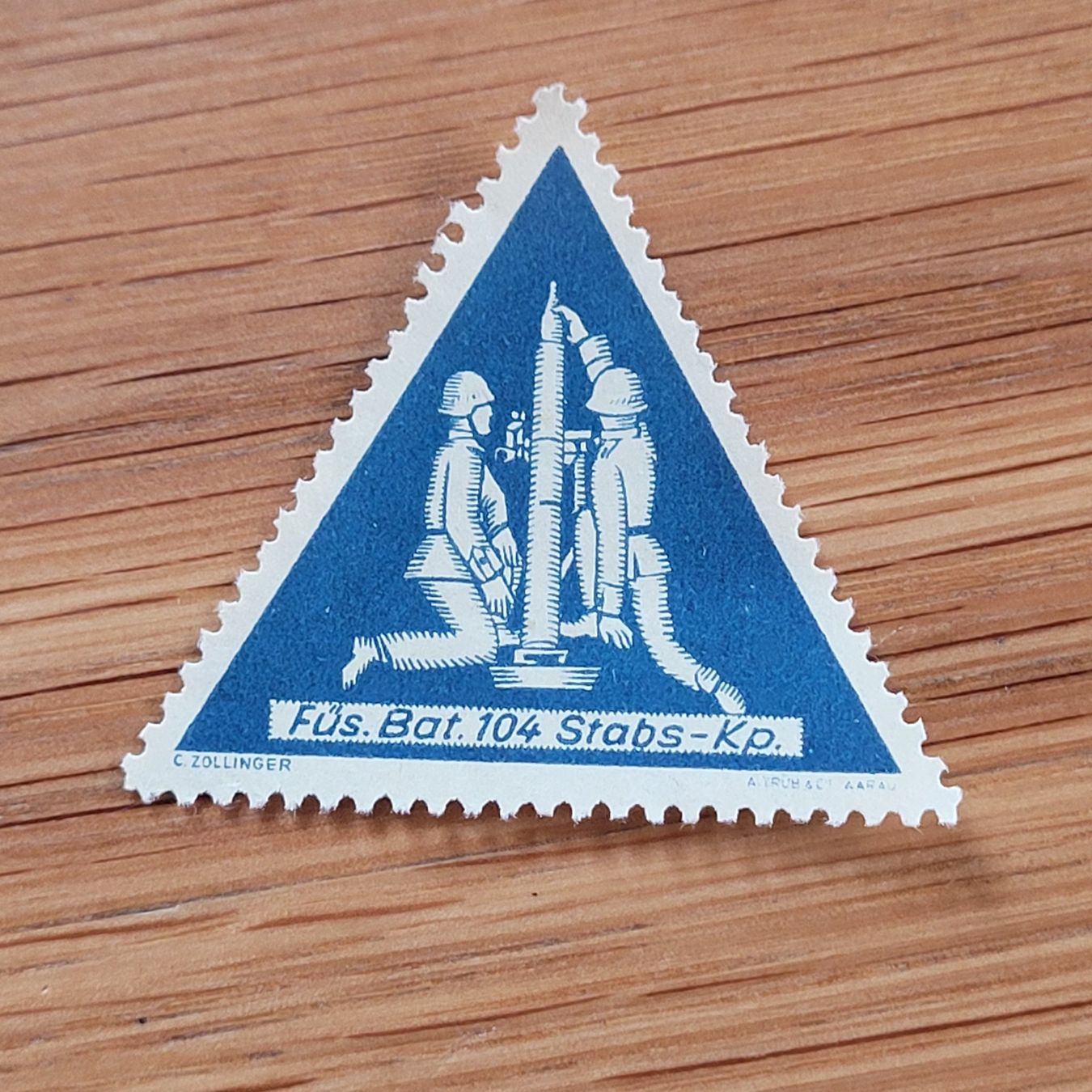 Alle Briefmarken: Soldaten Marke Timbre Soldat – Gebraucht aus Biel/Bienne von Destockweb