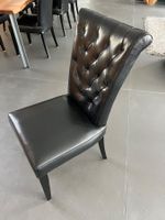 Esstisch-Stühle Echt-Leder 8 Stk.