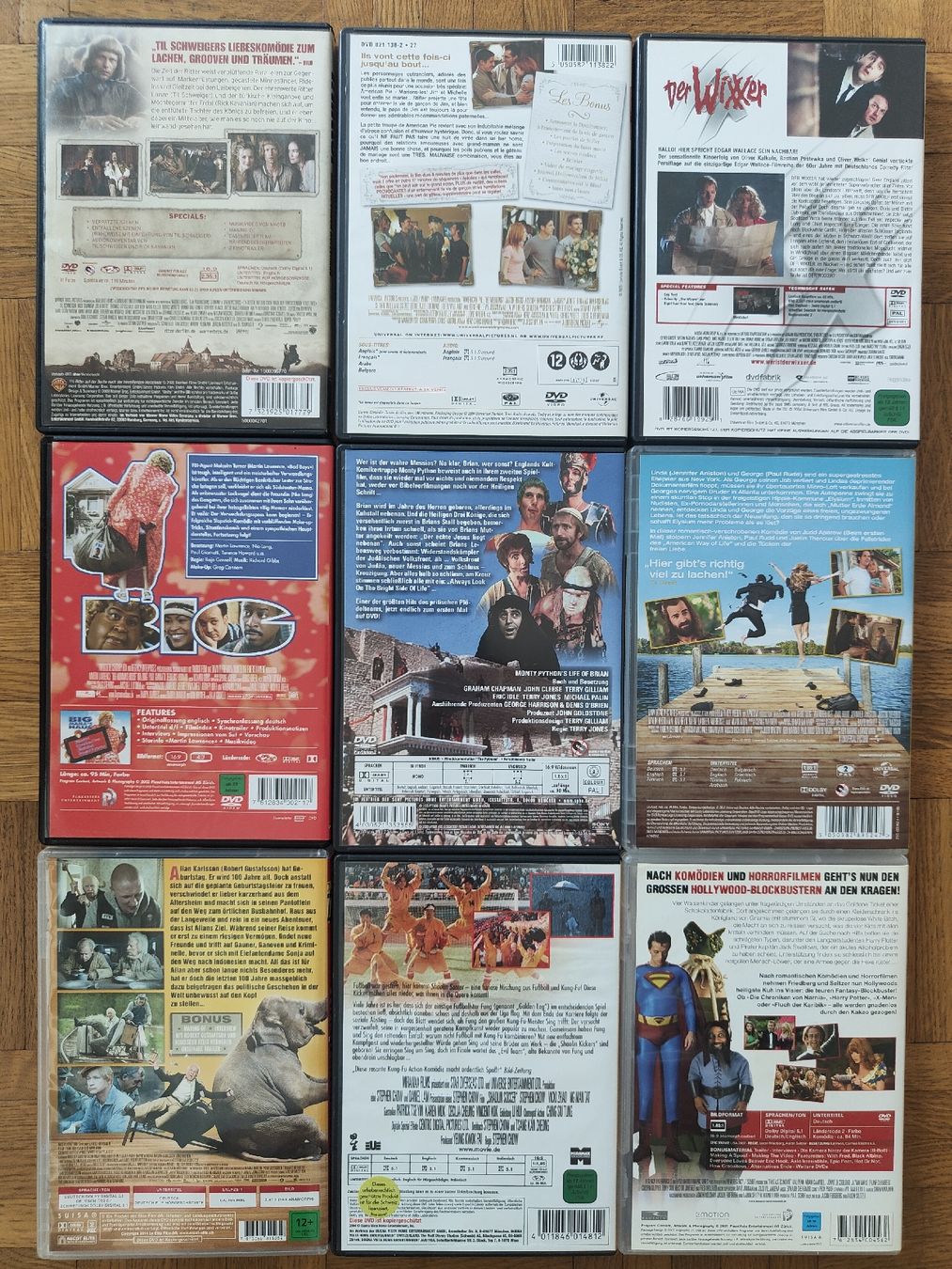 Alle DVDs: 9 DVDs Action Komödie – Gebraucht aus Jona von Simon7 1