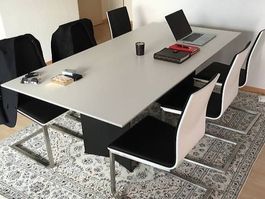 Edler Design-Esstisch Keramik 200×100 cm  NP knapp CHF 5000