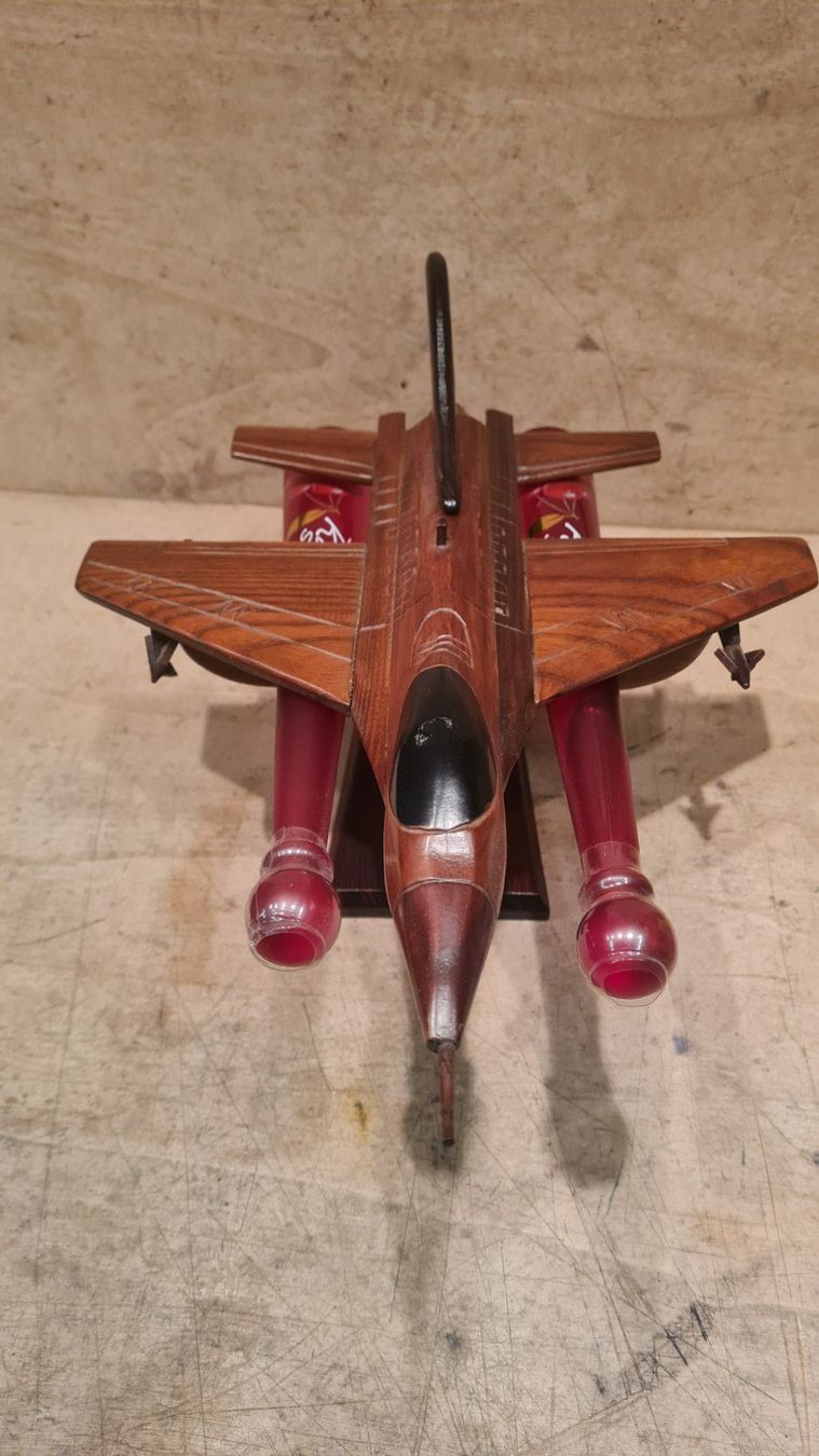 Spirituosen: Holz-Jet / Kirsch / Deko / Geschenk / Kampfjet – Gebraucht aus Safenwil von TOMLUK 1