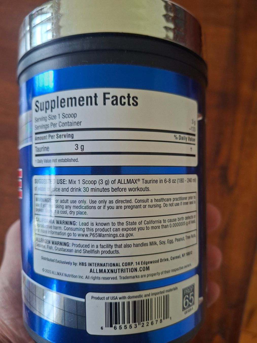 Lebensmittel & Spezialitäten: Taurine 400g – Neu und originalverpackt aus Tannay von yann1avr10 2