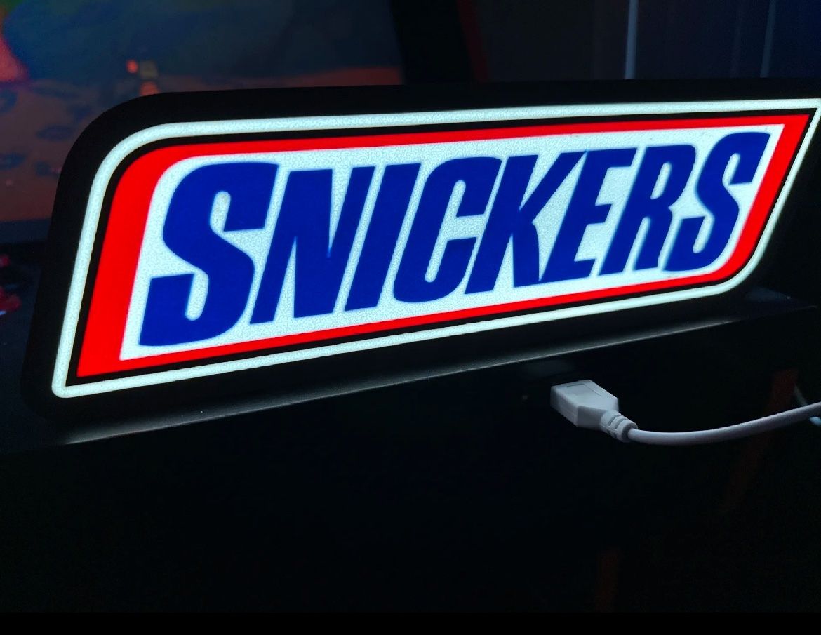 Lampade: Lampe LightBox LED snickers – Nuovo (secondo la descrizione) da Noville venduto da Berlusconi55