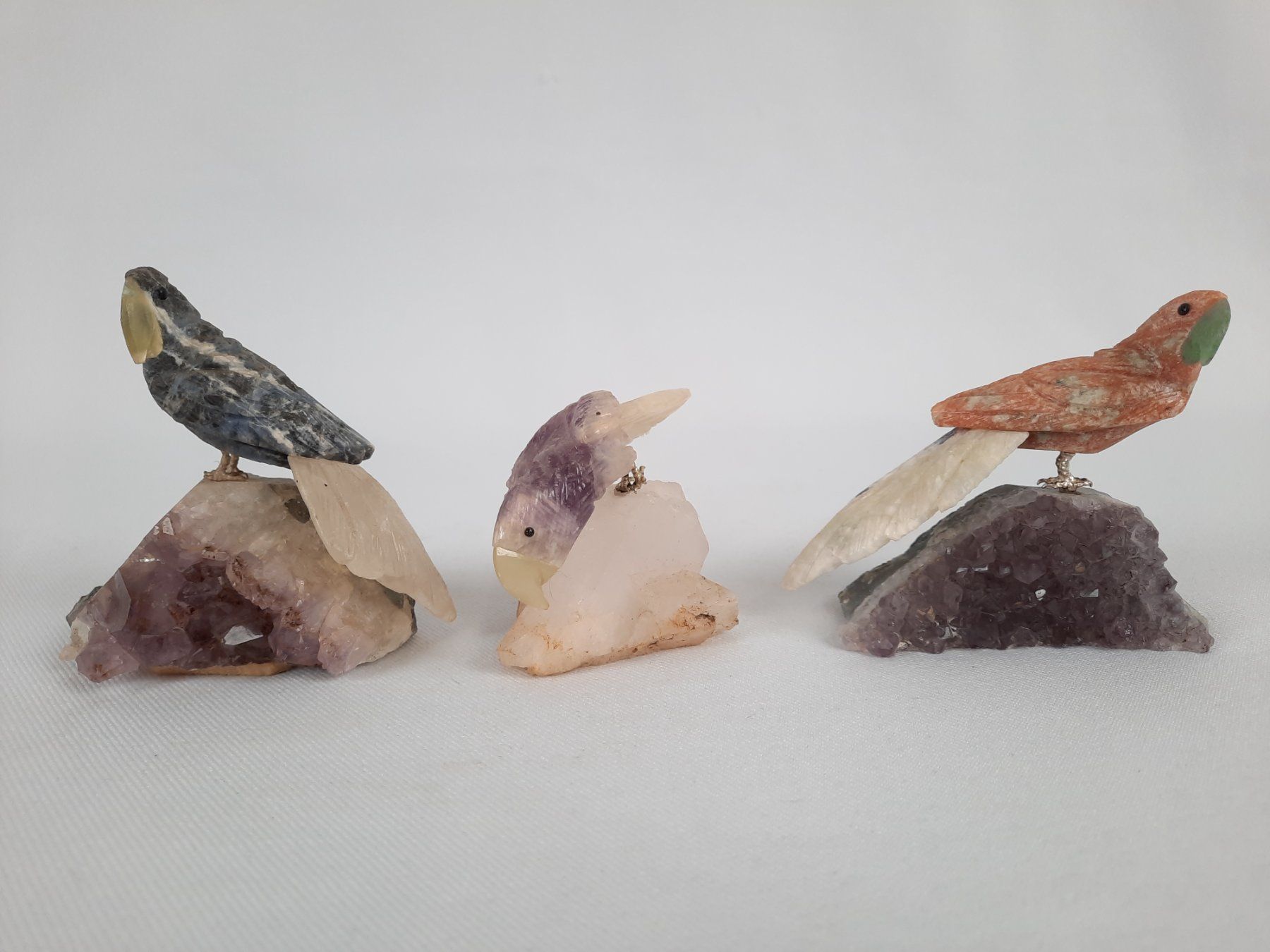 Minerali & Pietre curative: 3 Vögel auf Stein – Usato da Beinwil am See venduto da Restwert_Beinwil