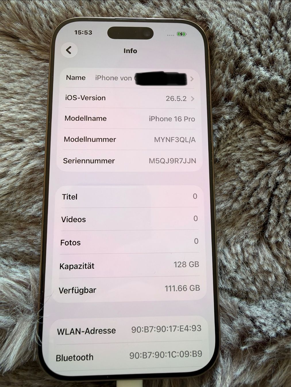 Apple Handys / Smartphones: IPhone 16 Pro 128GB – Gebraucht aus Zürich von Marmotta03 5