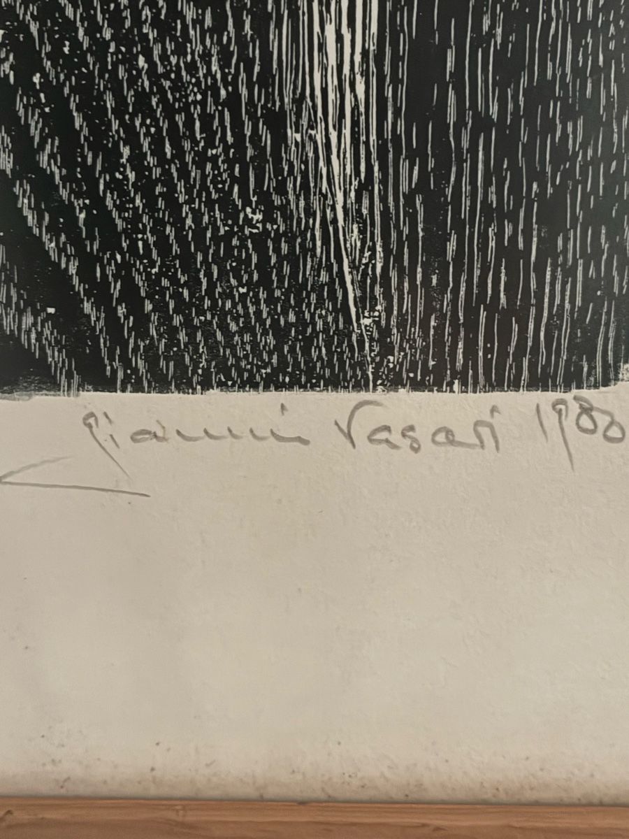 Xilografie: Holzschnitt von Gianni Vasari – Usato da bern venduto da Stawol 1