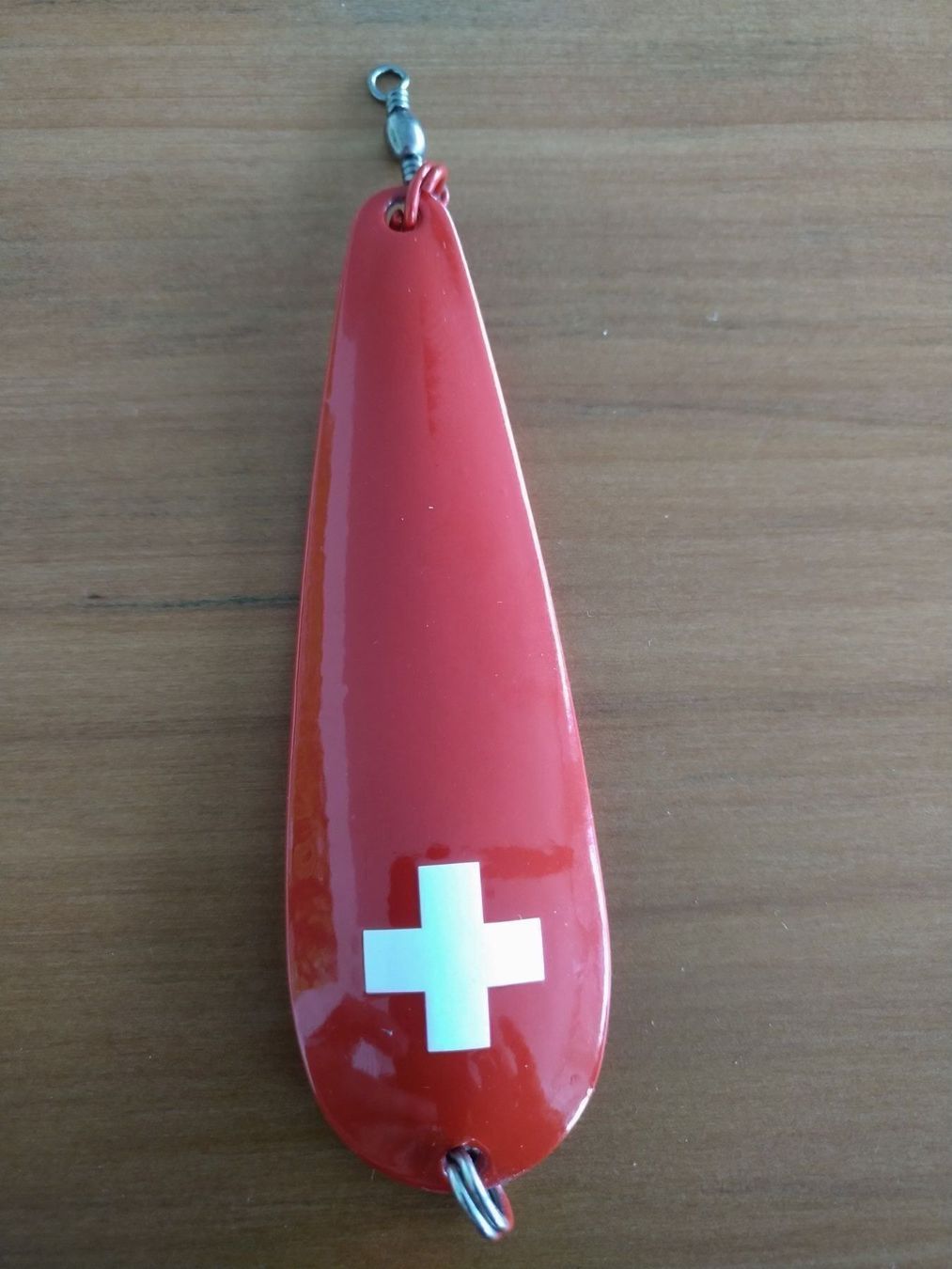 Köder: Löffel mit Schweizer Kreuz – Neu (gemäss Beschreibung) aus Vordemwald von Weisskopfseeadler