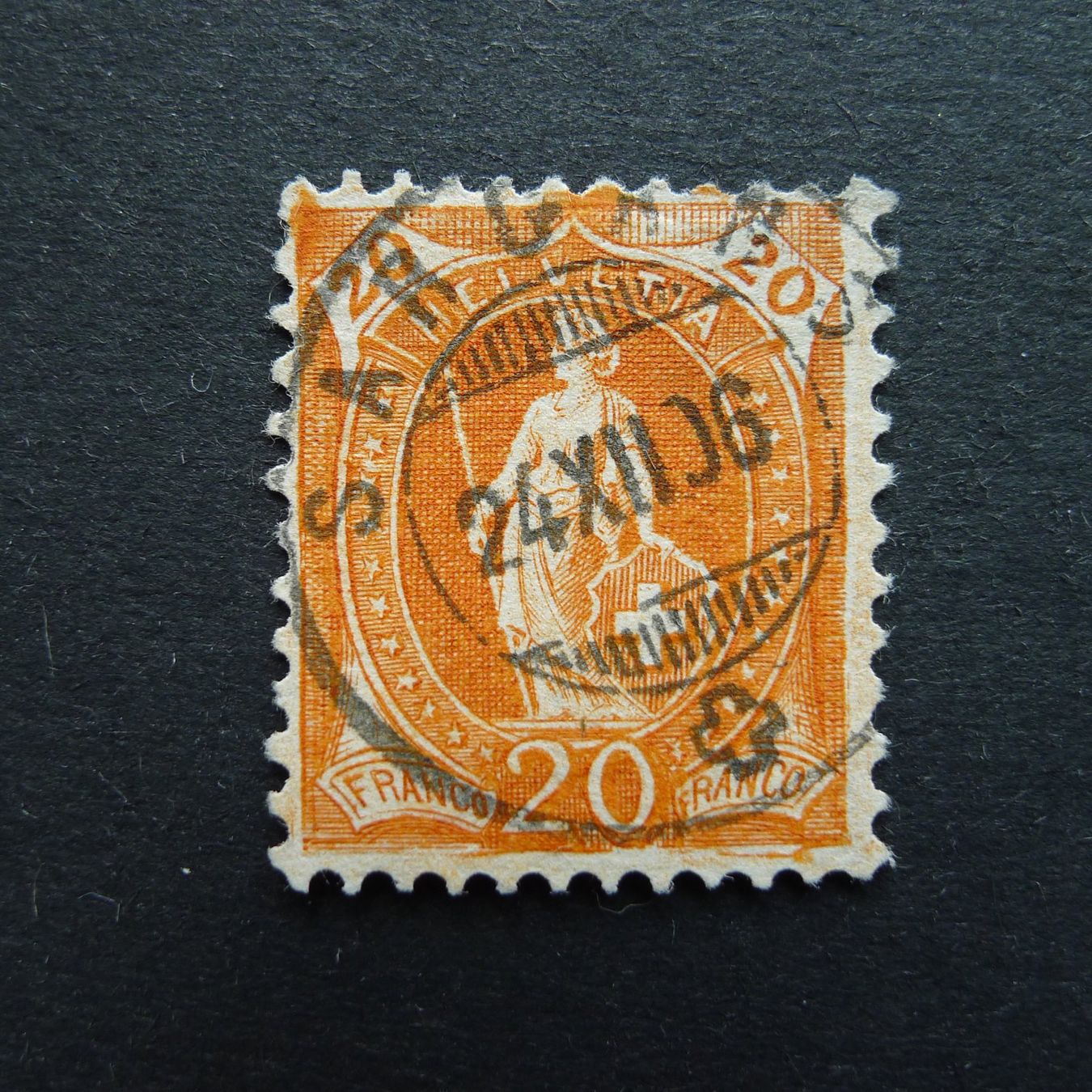 Tutti i francobolli: 86A, Vollstempel SARGANS SG – Usato da Ebikon venduto da SilvioFreund
