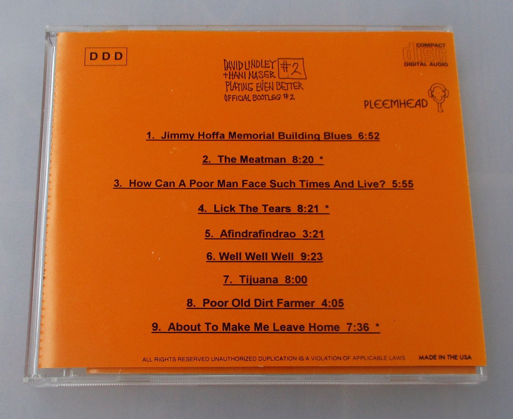 CDs: DAVID LINDLEY - Playing Even Better – D'occasion à Wattwil par Muriel11 1