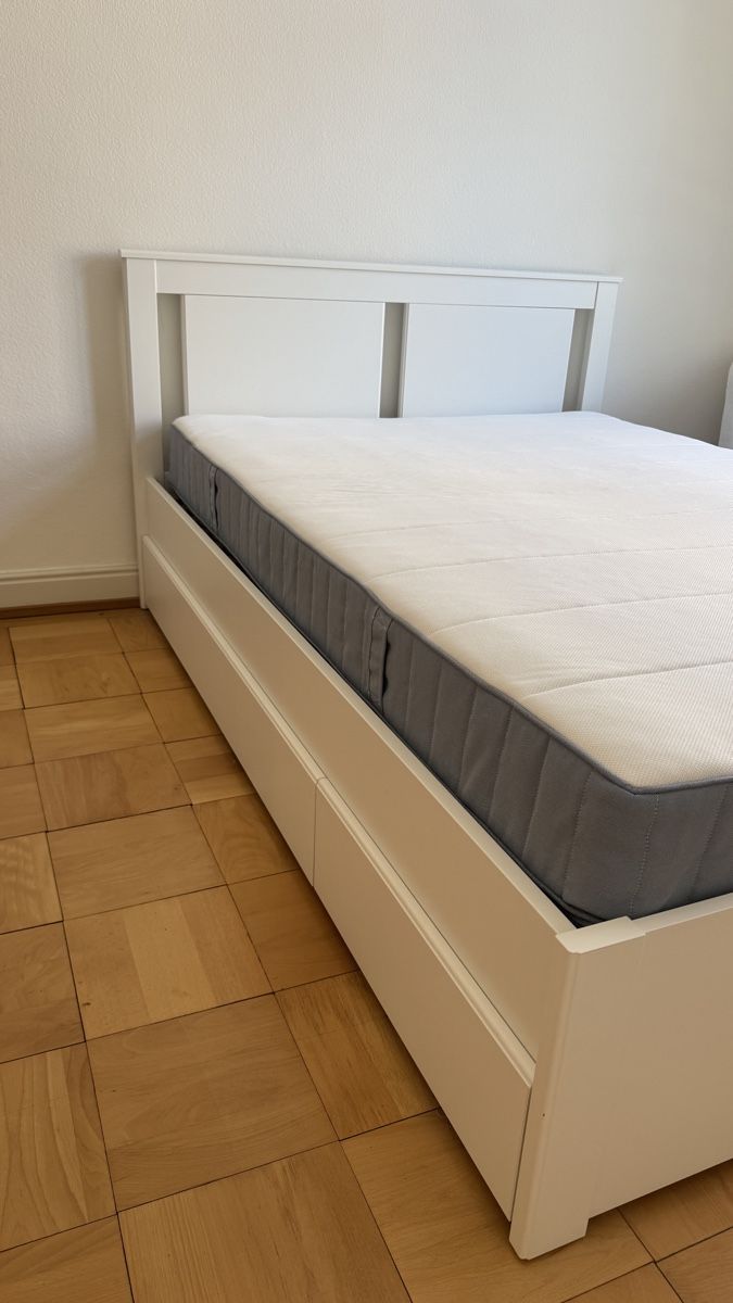 Ikea Betten: Bett mit Matratze – Neu (gemäss Beschreibung) aus Zürich von kva_wfw5 1