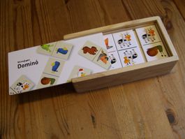 Holz-Domino ❄️ von "El Corte Inglés", 28 Domino Plättchen