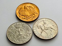 3 x Medaille 82.4 Gramm Durchmesser je 38mm USA + England