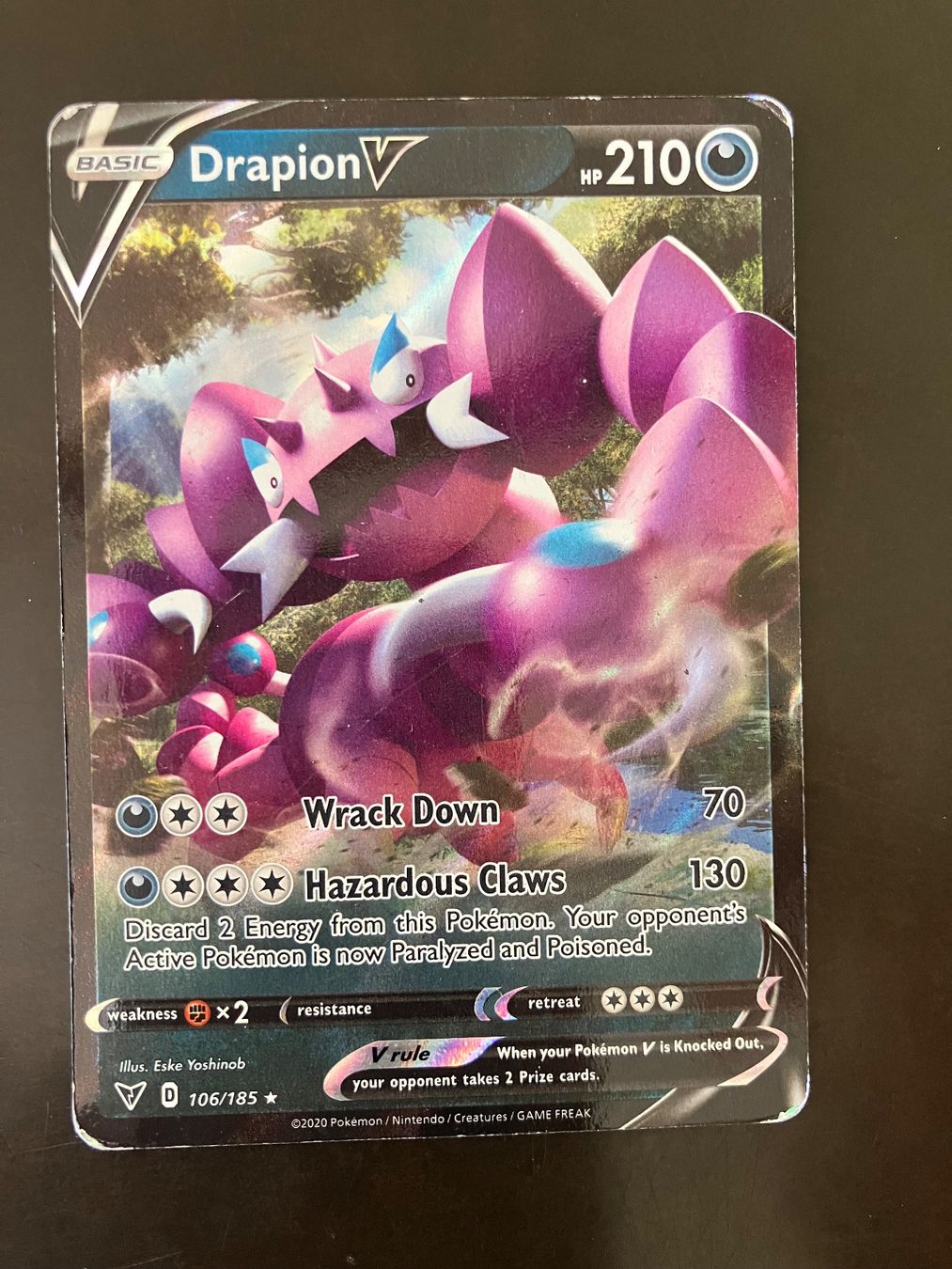 Pokémon Carte collezionabili: Pokémon Karte - Drapion V – Usato da Gossau ZH venduto da EBHA
