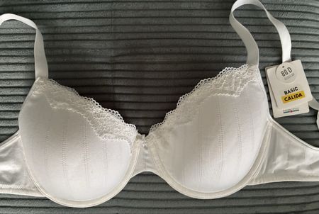 Damen BH weiss Grösse 80D mit Etikett neu!