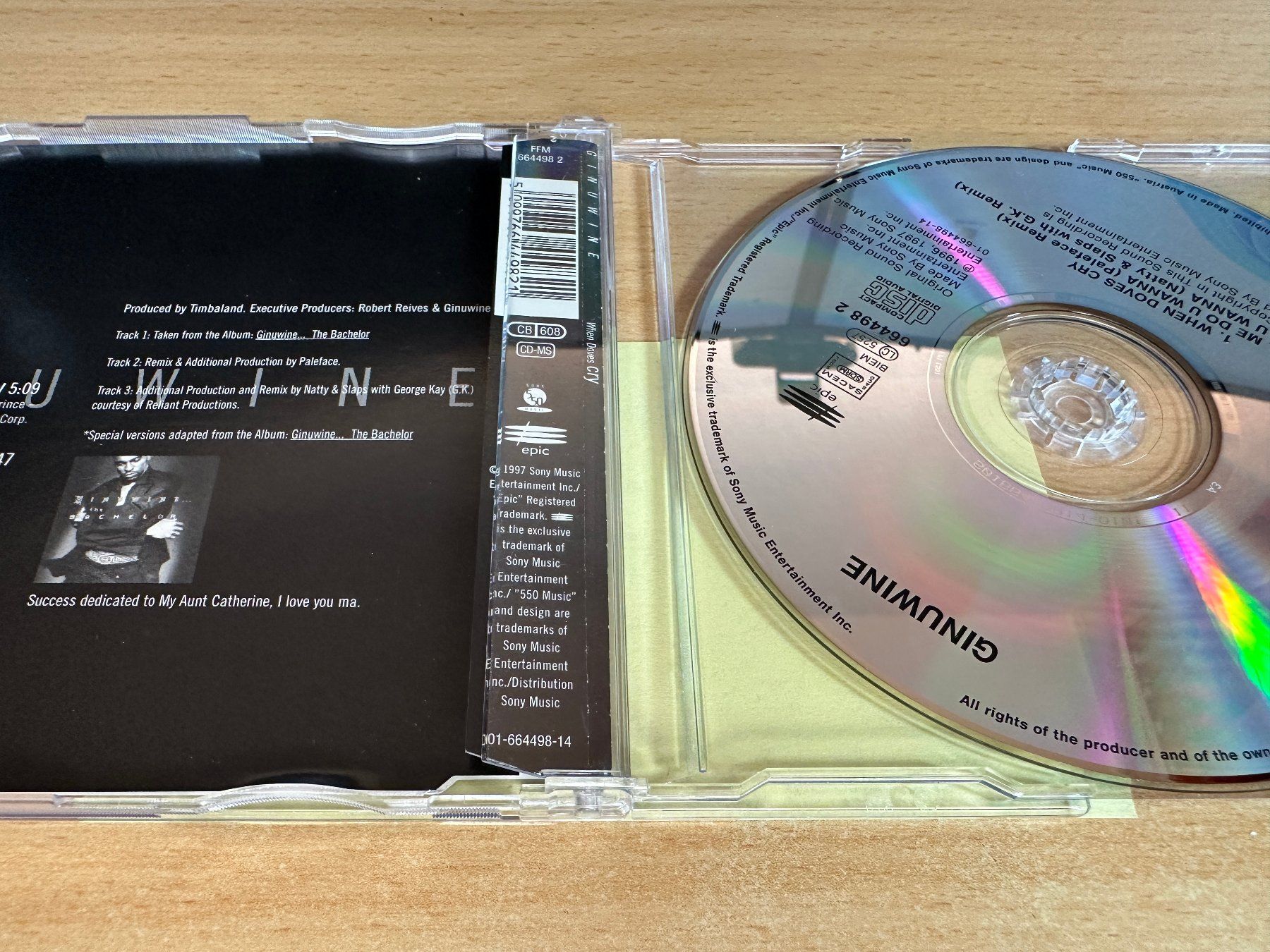 CD: Ginuwine – When Doves Cry - Maxi Single CD – Usato da Rikon im Tösstal venduto da Alpenmutz 1