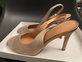 Taupage Slingpumps Gr. 38, nie getragen, Top Zustand!