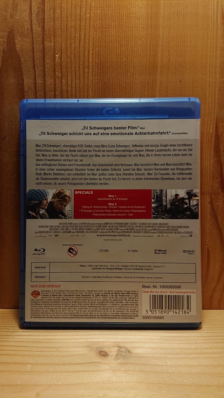 Alle DVDs: SCHUTZENGEL Blu-Ray mit Til Schweiger – Gebraucht aus Wilderswil von Exebub 1