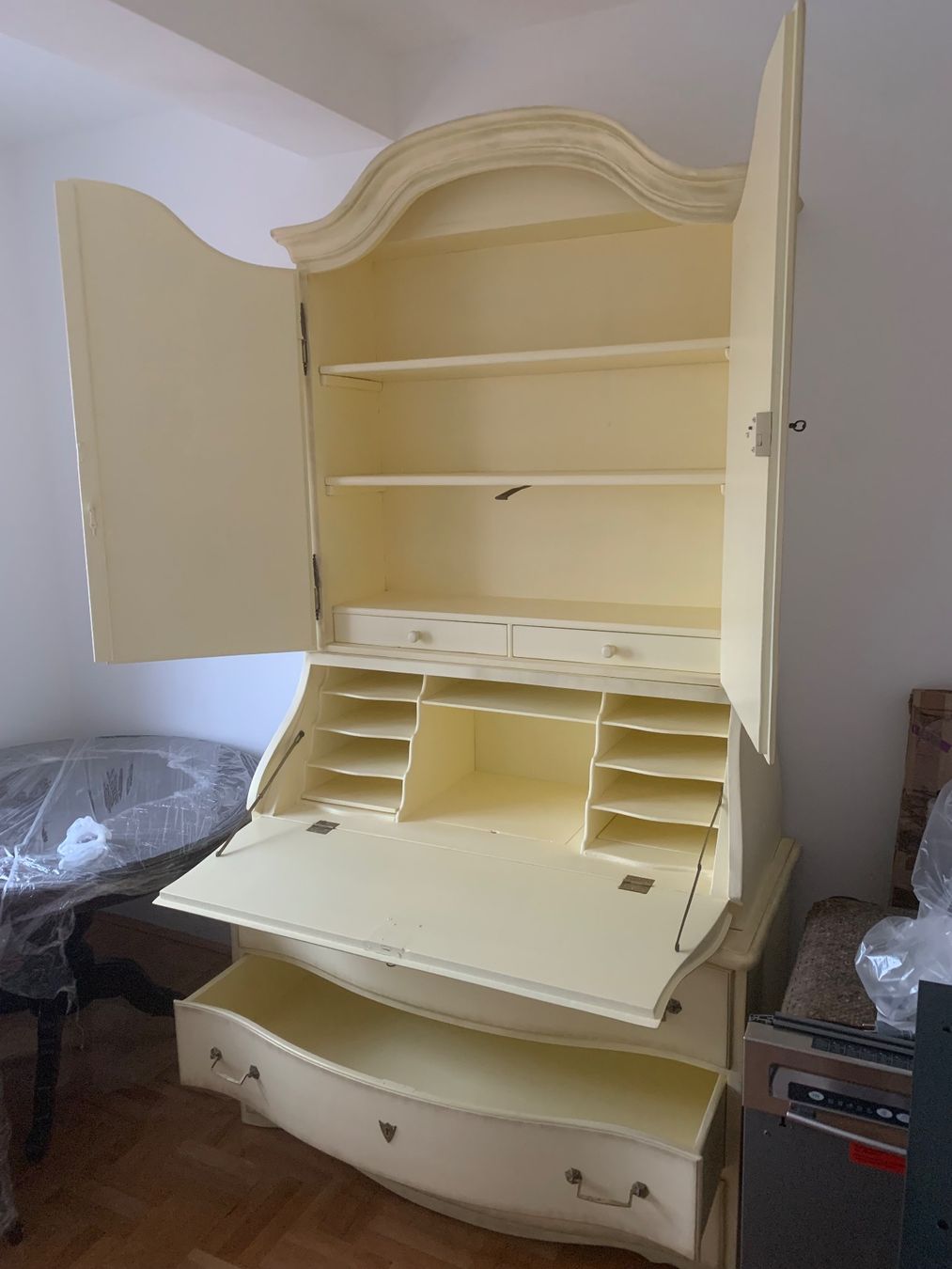 Kommoden: Antiker Sekretär, Buffet-Aufsatz – Gebraucht aus Baden von dal_r5zm 2