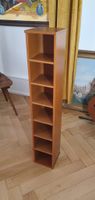 CD Regal Holz braun schmal 7 Fächer gebrauchter Zustand